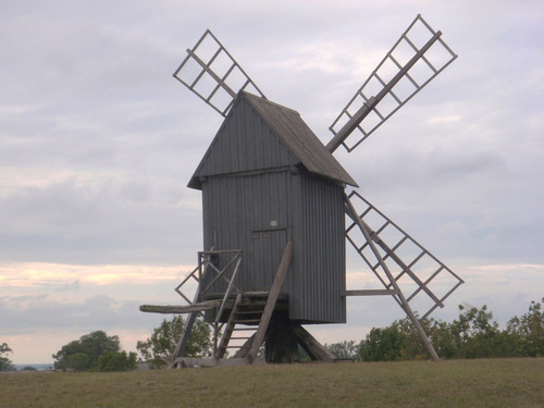 Windmills of &Ouml;land Island.